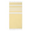 Fouta En Coton Recyclé 75x150cm AGOURA Jaune Déplié Fouta En Coton Recyclé 75x150cm AGOURA Jaune Déplié