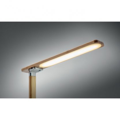 Lampe Bureau Et Chargeur Sans Fil En Bambou 10W NEAT LIGHT LED