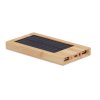 Powerbank Avec Panneau Solaire En Bambou 4000mAh ARENA SOLAR Powerbank Avec Panneau Solaire En Bambou 4000mAh ARENA SOLAR