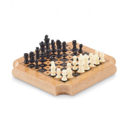 Sous Verre En Liège Comprenant 4 Jeux COASTGAME échecs