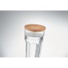 Verre Avec Couvercle En Bambou 300ml SEMPRE Couvercle Verre Avec Couvercle En Bambou 300ml SEMPRE Couvercle