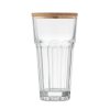 Verre Avec Couvercle En Bambou 300ml SEMPRE Sans Logo Verre Avec Couvercle En Bambou 300ml SEMPRE Sans Logo