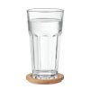 Verre Avec Couvercle En Bambou 300ml SEMPRE Sous Verre Eau Verre Avec Couvercle En Bambou 300ml SEMPRE Sous Verre Eau