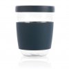 Verre Avec Couvercle Et Manchon En Silicone 360ml MANGLASS Bleu