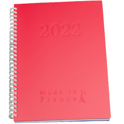 Agenda De Bureau En Cuir Recyclé 16.5x24cm BURGA