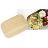 Boîte Repas En Acier Inoxydable Avec Couvercle Bambou 700ml Repas Boîte Repas En Acier Inoxydable Avec Couvercle Bambou 700ml Repas