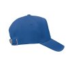 Casquette En Coton Biologique 5 Pans 250g BICCA CAP Bleu Coté