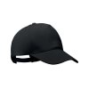 Casquette En Coton Biologique 5 Pans 250g BICCA CAP Noir