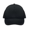 Casquette En Coton Biologique 5 Pans 250g BICCA CAP Noir Av