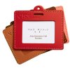 Porte Badge En Cuir Recyclé 3 Couleurs Porte Badge En Cuir Recyclé 3 Couleurs