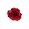 Rose éternelle Avec Son Socle En Bois ROSA Face Rose éternelle Avec Son Socle En Bois ROSA Face