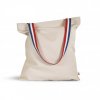Sac Shopping Avec Anses Tricolores En Coton Biologique 240g 37x41cm JAVA MARIE