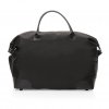 Sac Weekend En Plastique Recyclé RPET CARI Face Noir Sac Weekend En Plastique Recyclé RPET CARI Face Noir
