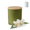 Bougie Parfumée En Verre Dépoli Et Bambou KEOPS XL Verte Senteur