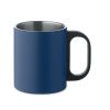 Mug Double Paroi En Acier Inoxydable 300ml TANISS Bleu Côté Droit