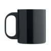 Mug Double Paroi En Acier Inoxydable 300ml TANISS Noir Côté Gauche