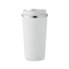 Mug Double Paroi En Acier Inoxydable 510ml BRACE Blanc Côté