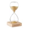 Sablier En Verre Et Bois 5 MIN DESERT Avec Gravure Sablier En Verre Et Bois 5 MIN DESERT Avec Gravure