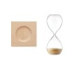 Sablier En Verre Et Bois 5 MIN DESERT Or Du Socle Sablier En Verre Et Bois 5 MIN DESERT Or Du Socle