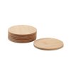 Set De 6 Sous Verres Ronds En Bambou BAYIN Sans Marquage Set De 6 Sous Verres Ronds En Bambou BAYIN Sans Marquage