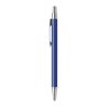 Stylo à Bille à Bouton Poussoir En Alu Recyclé DANA Bleu De Côté Stylo à Bille à Bouton Poussoir En Alu Recyclé DANA Bleu De Côté