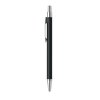 Stylo à Bille à Bouton Poussoir En Alu Recyclé DANA Noir De Côté Stylo à Bille à Bouton Poussoir En Alu Recyclé DANA Noir De Côté