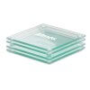 Lot De 4 Sous Verres En Verre Recyclé MOSAIC Avec Marquage Lot De 4 Sous Verres En Verre Recyclé MOSAIC Avec Marquage