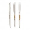 Stylo Bille Twist En Matières Naturelles BIC SUPER CLIP ORIGIN Blanc Avec Marquage Stylo Bille Twist En Matières Naturelles BIC SUPER CLIP ORIGIN Blanc Avec Marquage
