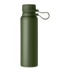 Bouteille Isotherme En Acier Inoxydable Avec Poignée En Silicone 780ml ONTO Verte De Face Bouteille Isotherme En Acier Inoxydable Avec Poignée En Silicone 780ml ONTO Verte De Face