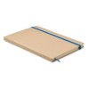 Carnet A5 En Carton Dur Recyclé EVERSQUARE à Plat Bande Bleu Carnet A5 En Carton Dur Recyclé EVERSQUARE à Plat Bande Bleu