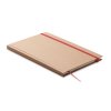 Carnet A5 En Carton Et Papier Recyclé MUSA Carnet Rouge à Plat Carnet A5 En Carton Et Papier Recyclé MUSA Carnet Rouge à Plat