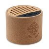 Enceinte Sans Fil Bluetooth En Liège ROUND+ Avec Gravure Enceinte Sans Fil Bluetooth En Liège ROUND+ Avec Gravure
