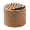 Enceinte Sans Fil Bluetooth En Liège ROUND+ Sans Marquage Enceinte Sans Fil Bluetooth En Liège ROUND+ Sans Marquage