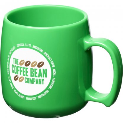 Mug Résistant En Plastique SAN 300ml CLASSIC Vert Avec Logo