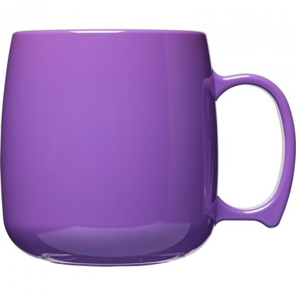 Mug Résistant En Plastique SAN 300ml CLASSIC Violet Coté
