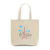 Sac Shopping Avec Soufflet En Coton Certifié 240g 45x42x8cm TOTE BAG Marquage Quadri