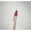 Stylo à Bille En Carton Et Papier Recyclé MITO PEN Rouge Zoom Détail