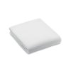 Couverture Polaire En PET Recyclé 120x150cm BOGDA Blanche Pliée Couverture Polaire En PET Recyclé 120x150cm BOGDA Blanche Pliée