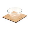 Jeu De 4 Sous Verres En Forme De Puzzle En Bambou LEPY Dessous De Plat