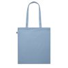 Sac Shopping En Coton Biologique 180g 38x42cm ONEL Bleu Ciel De Dos