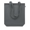 Sac Shopping En Coton Biologique 270g 38x9x42cm COCO Gris De Face