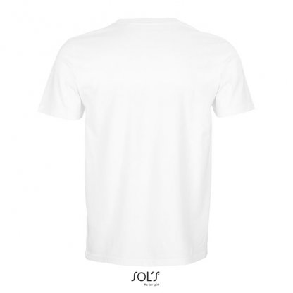 T Shirt Mixte En Coton Et Polyester Recyclés 170g ODYSSEY Blanc De Dos