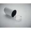 Verre Double Paroi En Acier Inoxydable Avec Couvercle 350ml CHIN CHAN Blanc Ouvert Couché Verre Double Paroi En Acier Inoxydable Avec Couvercle 350ml CHIN CHAN Blanc Ouvert Couché