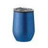 Verre Double Paroi En Acier Inoxydable Avec Couvercle 350ml CHIN CHAN Bleu De Face Verre Double Paroi En Acier Inoxydable Avec Couvercle 350ml CHIN CHAN Bleu De Face