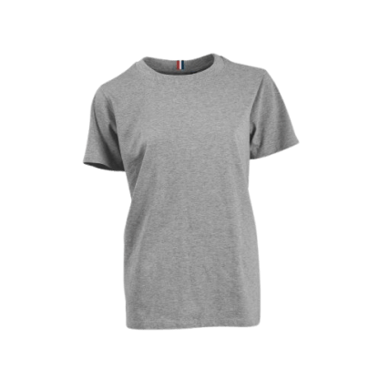 T Shirt Femme En Coton Biologique 180g LUCIENNE Gris