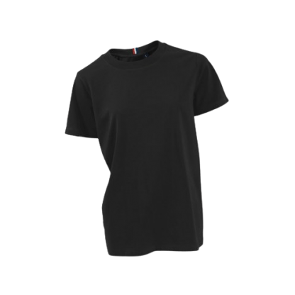 T Shirt Femme En Coton Biologique 180g LUCIENNE Noir