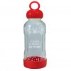 Gourde En Verre Et Bioplastique 500ml FILLGOOD Rouge Corail