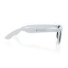 Lunettes De Soleil Publicitaires En Plastique Recyclé Color Blanche Avec Marquage