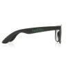 Lunettes De Soleil Publicitaires En Plastique Recyclé Color Noir Avec Marquage