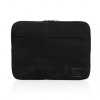 Pochette Ordinateur Portable 14 En PET Recyclé FIRA Noir De Face Pochette Ordinateur Portable 14 En PET Recyclé FIRA Noir De Face